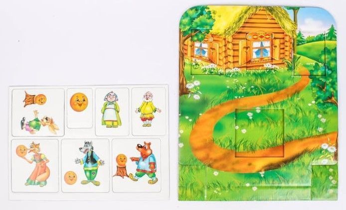 Настольная игра с кармашками "Колобок"