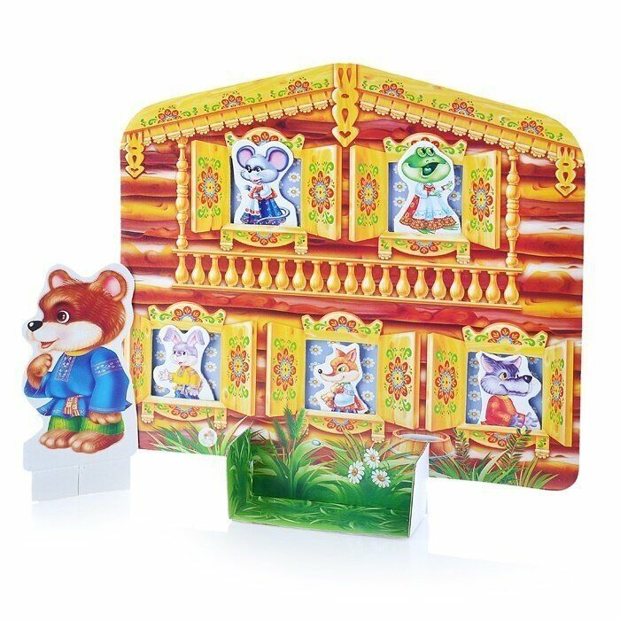 Настольная игра с кармашками "Теремок" 