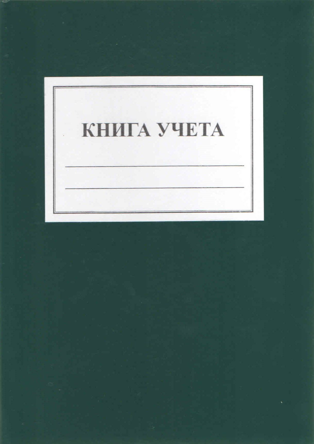 Книга учета (амбарная книга), линейка