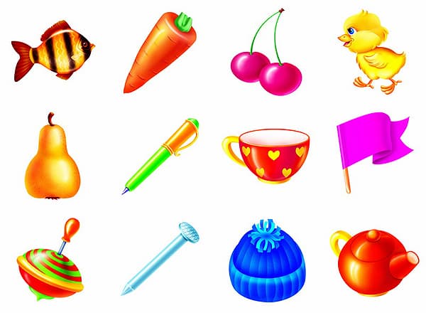 Настольная развивающая игра "Выбери картинку" 