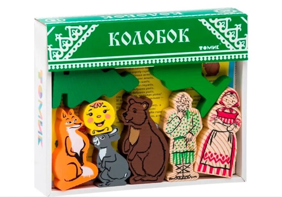 Конструктор деревянный "Сказки - Колобок"
