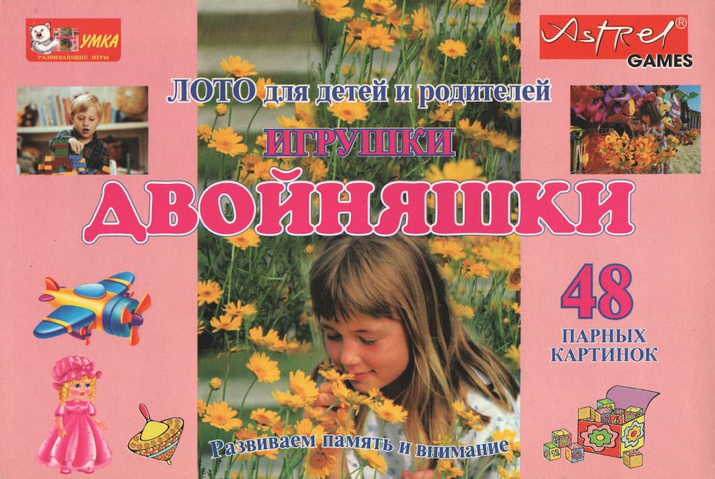 Лото "Двойняшки. Игрушки"
