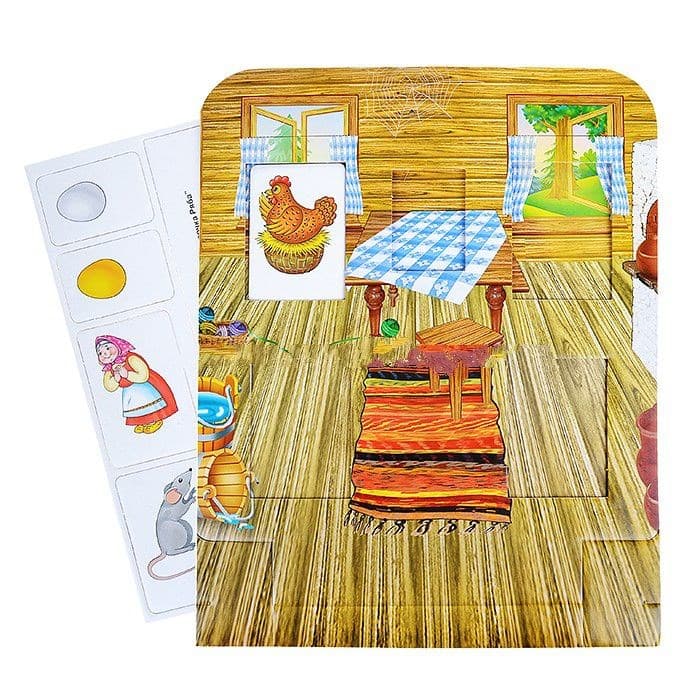 Настольная игра с кармашками "Курочка Ряба"