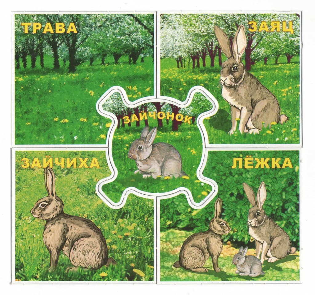 Развивающая игра "Большие и маленькие 3"
