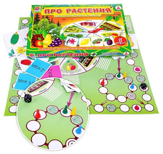 Развивающая игра "Про растения"