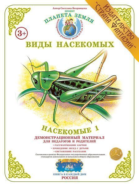 Демонстрационный материал "Насекомые-1" 