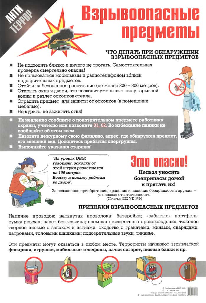 Комплакт плакатов "Антитеррор" (4 шт., А3)