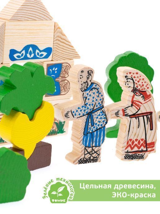 Конструктор деревянный "Сказки - Репка"