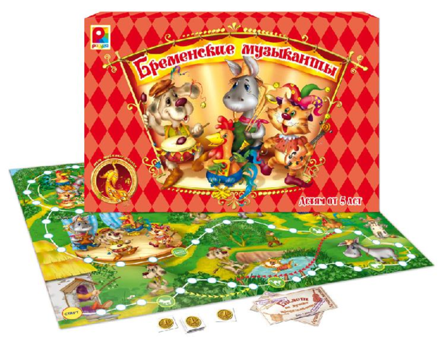 Настольная игра "Бременские музыканты"