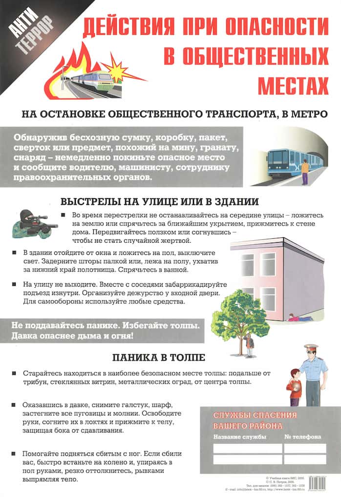 Комплакт плакатов "Антитеррор" (4 шт., А3)