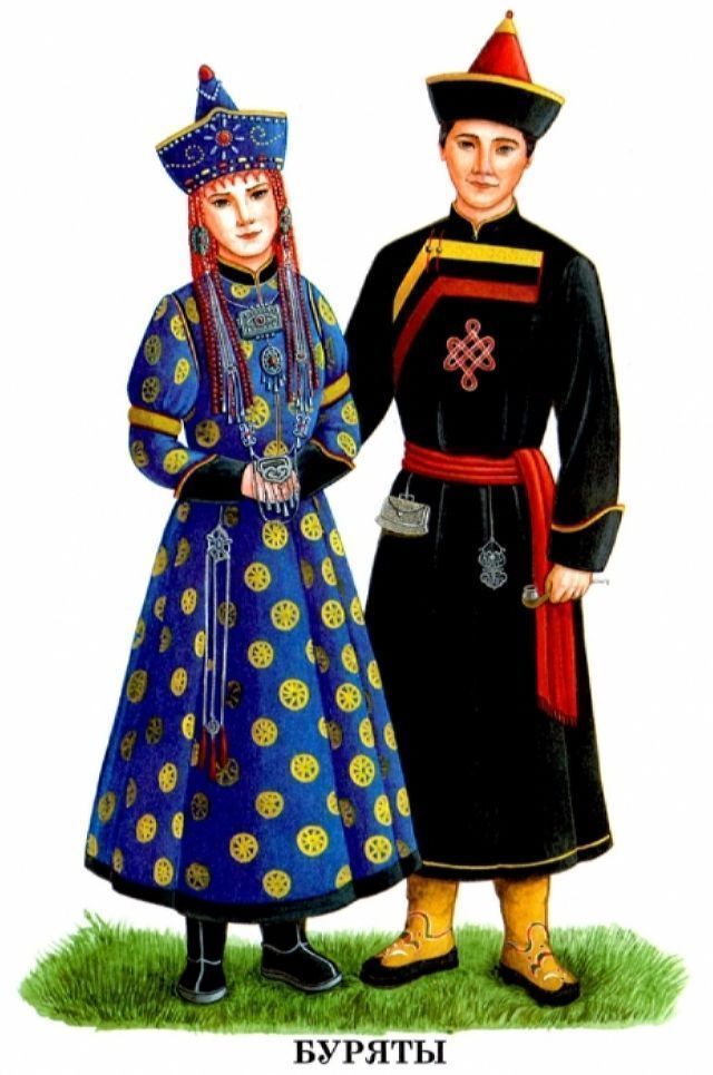 Дидактический материал "Национальные костюмы народов России"