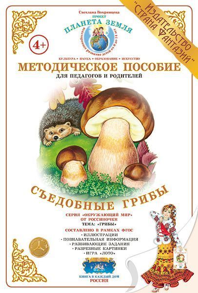 Дидактический материал "Съедобные грибы"
