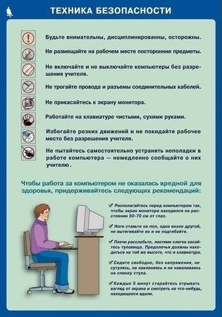 Комплект таблиц "Информатика и ИКТ 5-7 класс" (12 шт., 68х98см)