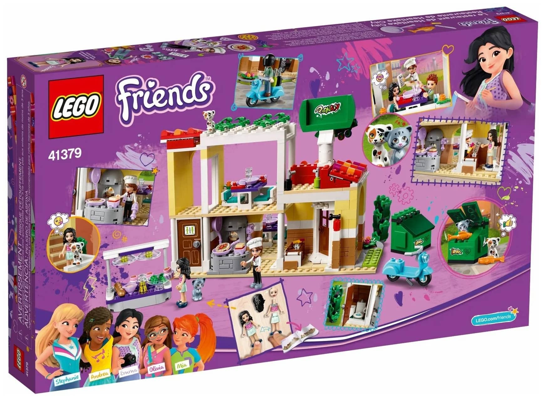 Конструктор LEGO Friends, Ресторан Хартлейк Сити