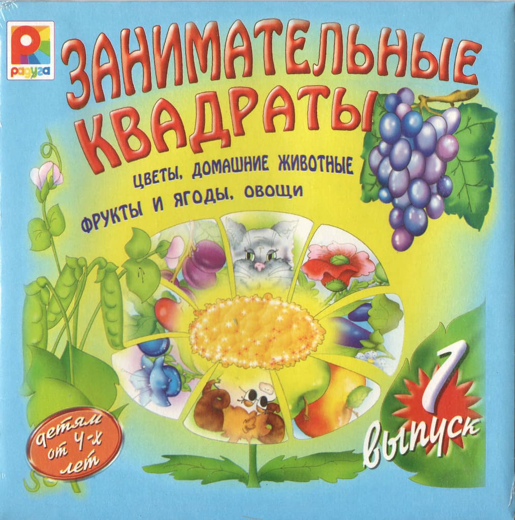 Развивающая игра "Занимательные квадраты - 1"