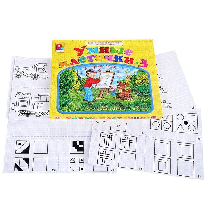 Настольная игра "Умные клеточки - 3 нов." 