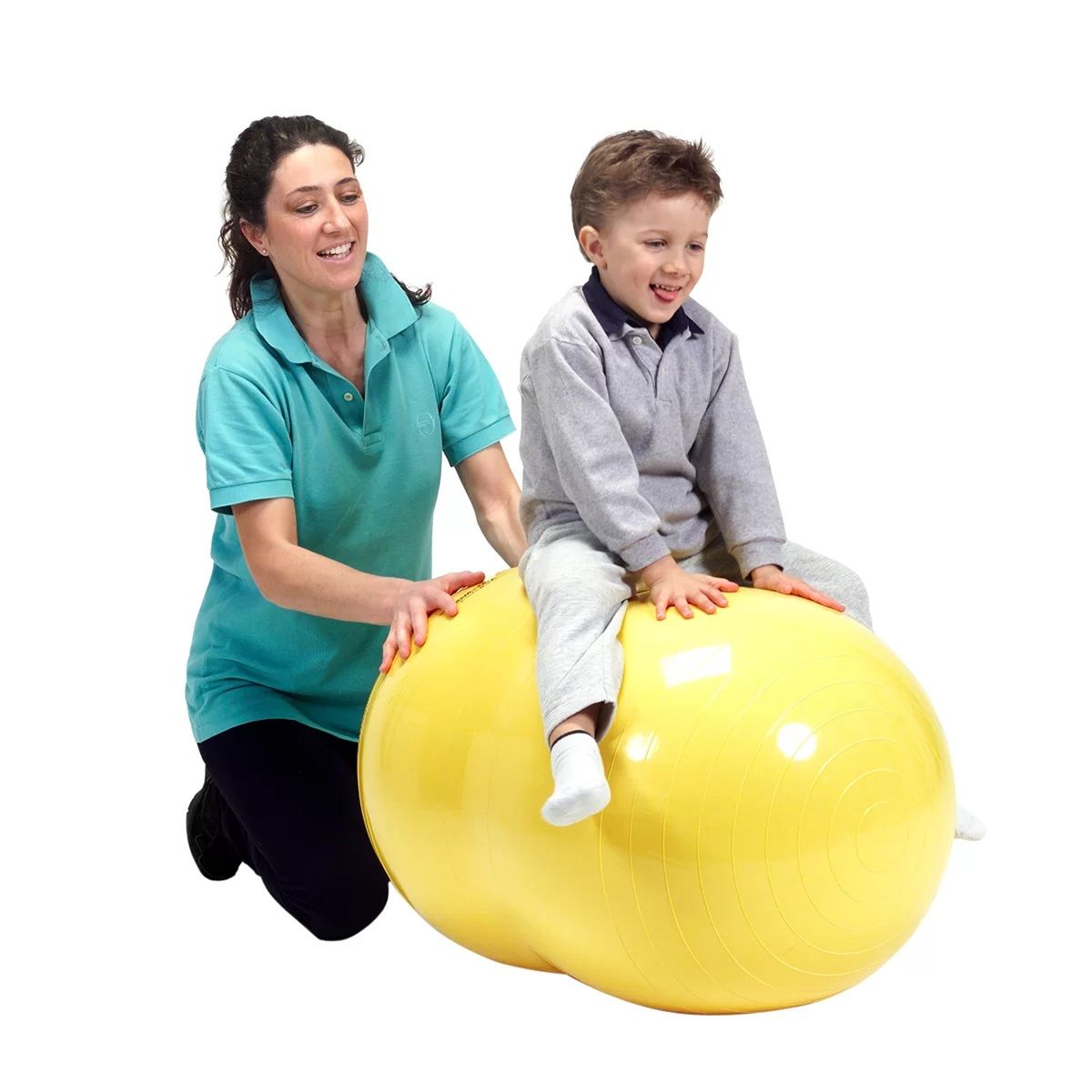 Мяч гимнастический (PHYSIO-ROLL) Ø 55см, длина 90см, желтый