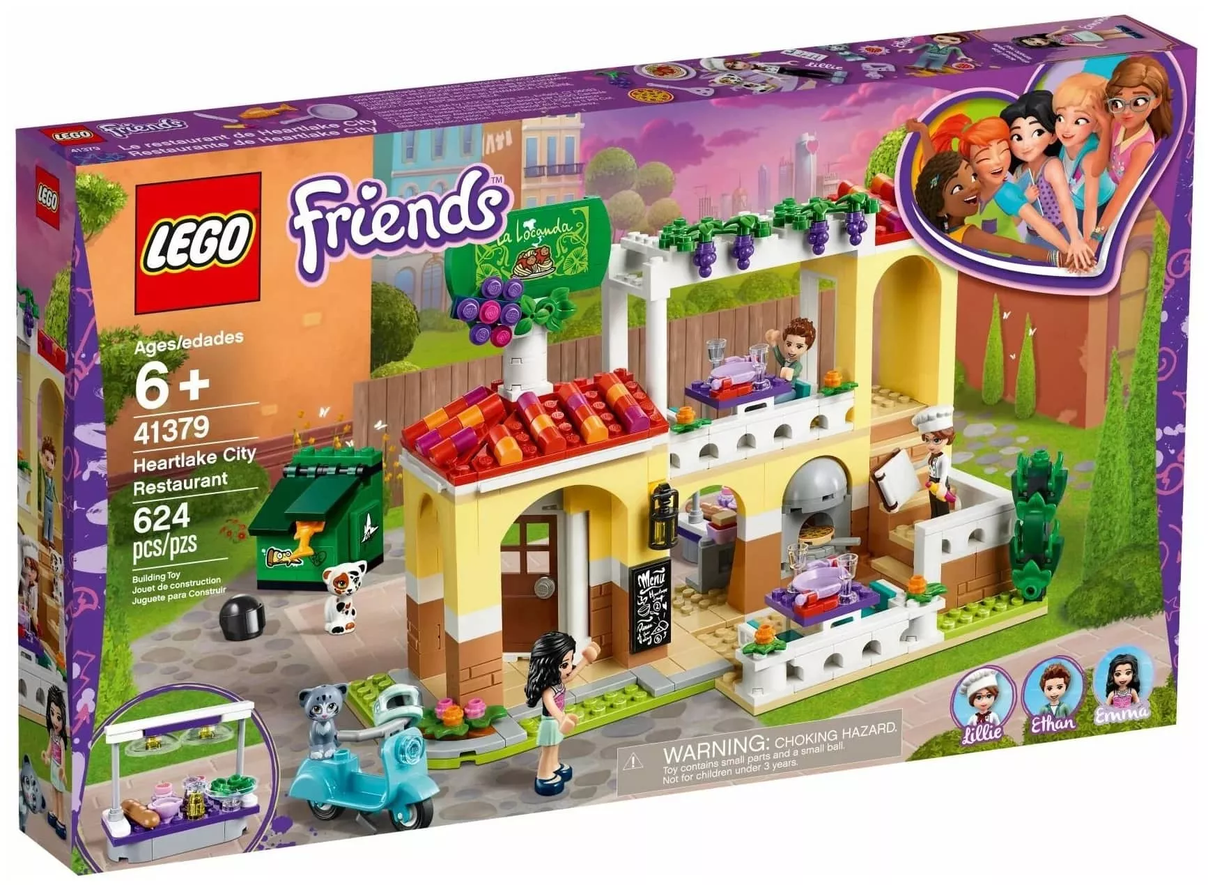 Конструктор LEGO Friends, Ресторан Хартлейк Сити