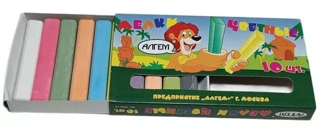 Набор "Мелки цветные 10 шт."