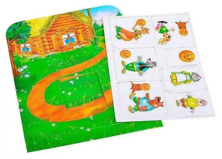 Настольная игра с кармашками "Колобок"