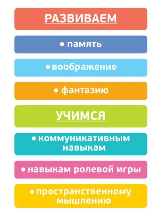 Конструктор деревянный развивающий "Африка", 35 деталей