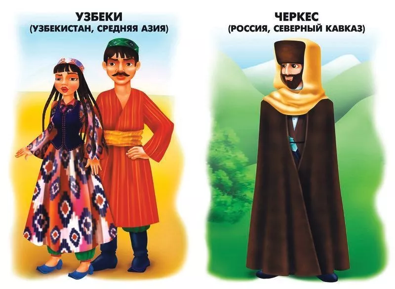 Настольная игра "Народы России и ближнего зарубежья" 